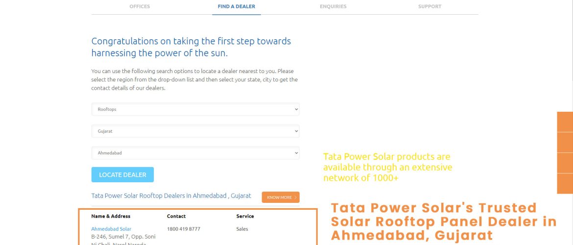 Tata Power Solar's Trusted Solar Rooftop Panel Dealer in Ahmedabad, Gujarat