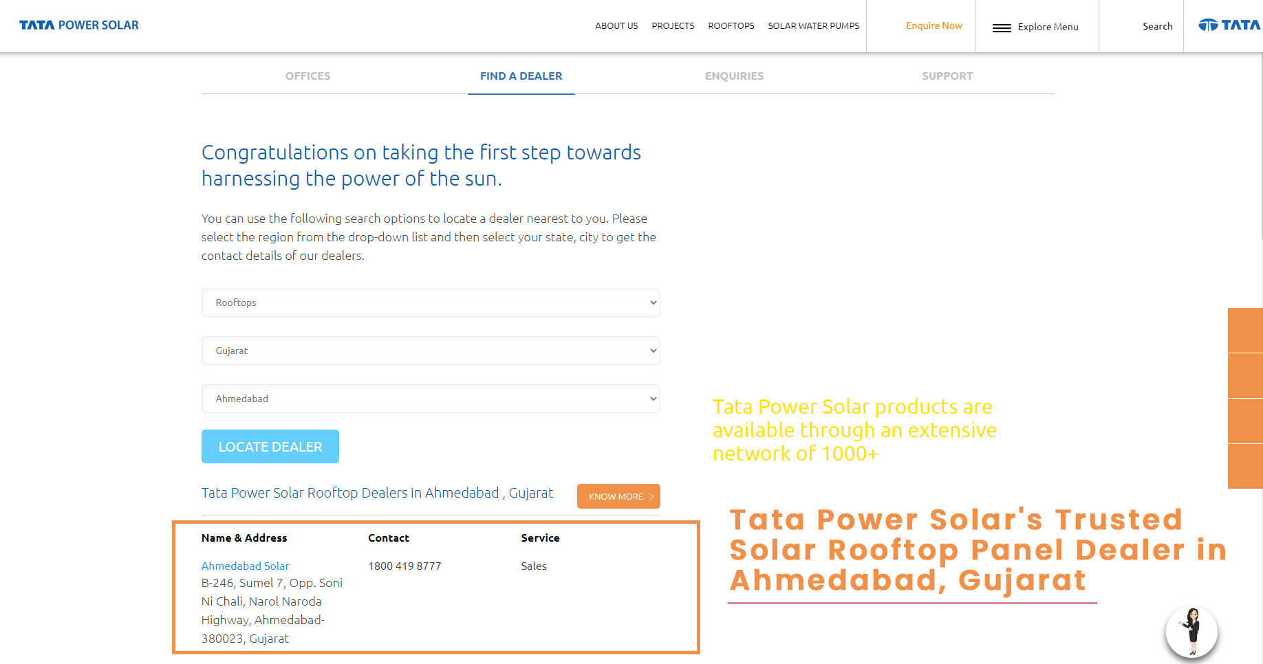 Tata Power Solar's Trusted Solar Rooftop Panel Dealer in Ahmedabad, Gujarat